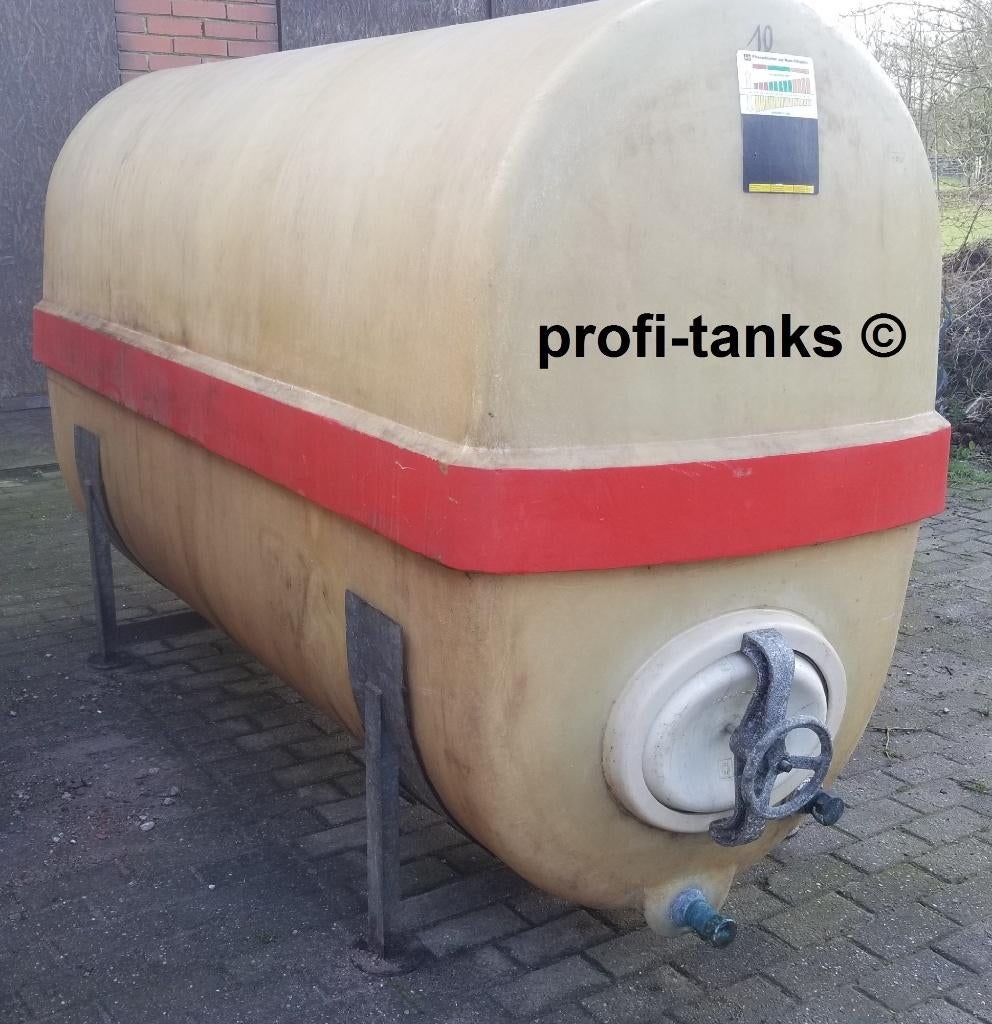 P207 opslagtank 3000 L GFK polyestertank voedseltank water, 150 liter of meer, Ophalen, Gebruikt, Kunststof