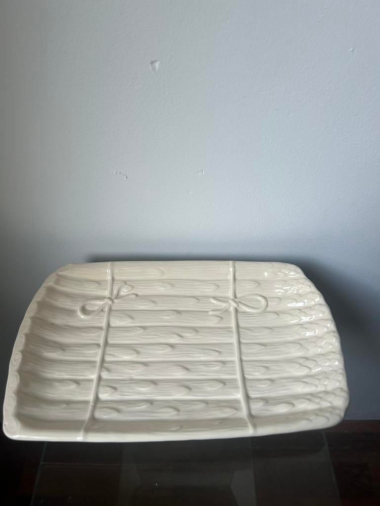 Aspergeschaal Portugees aardewerk, Ophalen of Verzenden