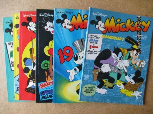 adv6985 mickey maandblad, Boeken, Eén stripboek, Ophalen, Gelezen