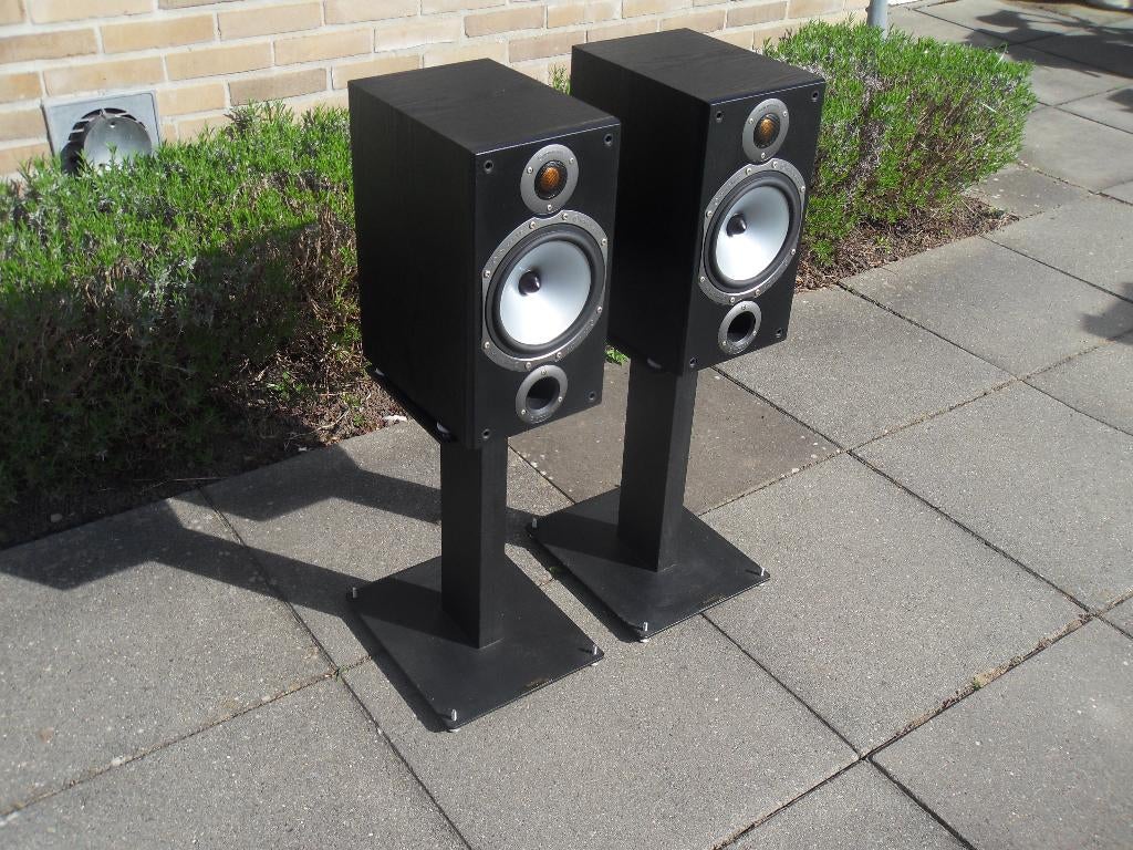 Top High End Monitor Audio Bronze BR 2, zwart, z.g.a.nw.!!!!, Zo goed als nieuw, 60 tot 120 watt, Front, Rear of Stereo speakers