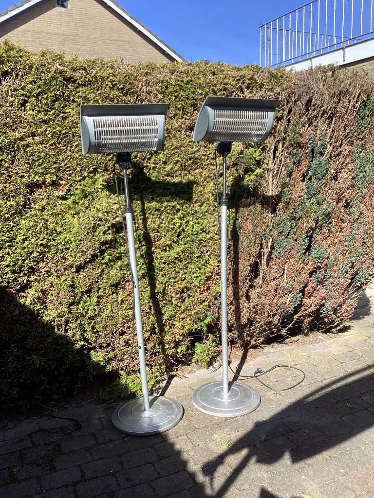 Terrasverwarmers, Tuin en Terras, Terrasverwarmers, Draaibaar, Gebruikt, Vloer, Ophalen
