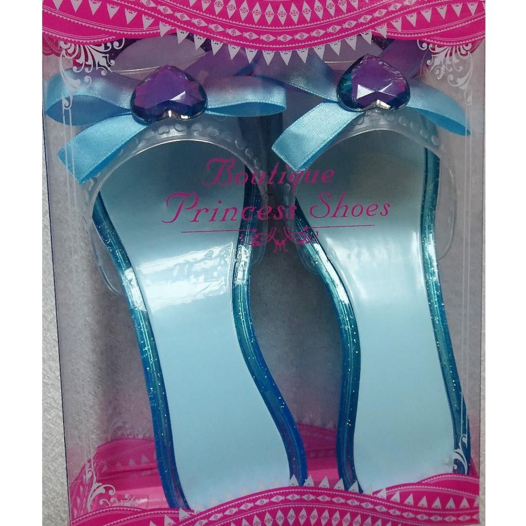 Nieuw ! Mooie Blauwe Prinsessen Muiltjes /Hakjes + Siersteen, Ophalen of Verzenden, Nieuw, 104 of kleiner, Meisje