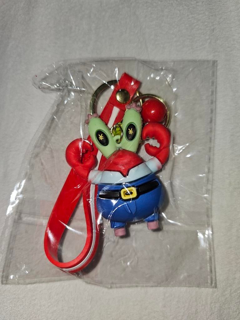 Sleutelhanger Meneer Krabs - SpongeBob, Verzamelen, Sleutelhangers, Nieuw, Knuffel of Figuurtje, Ophalen of Verzenden