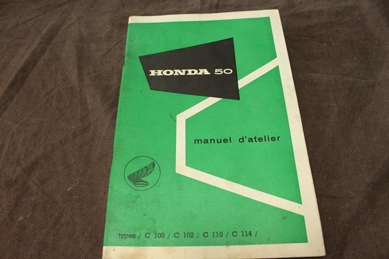 Honda C100 C102 C110 C114 manuel d'atelier werkplaatsboek, Fietsen en Brommers, Ophalen of Verzenden, Gebruikt