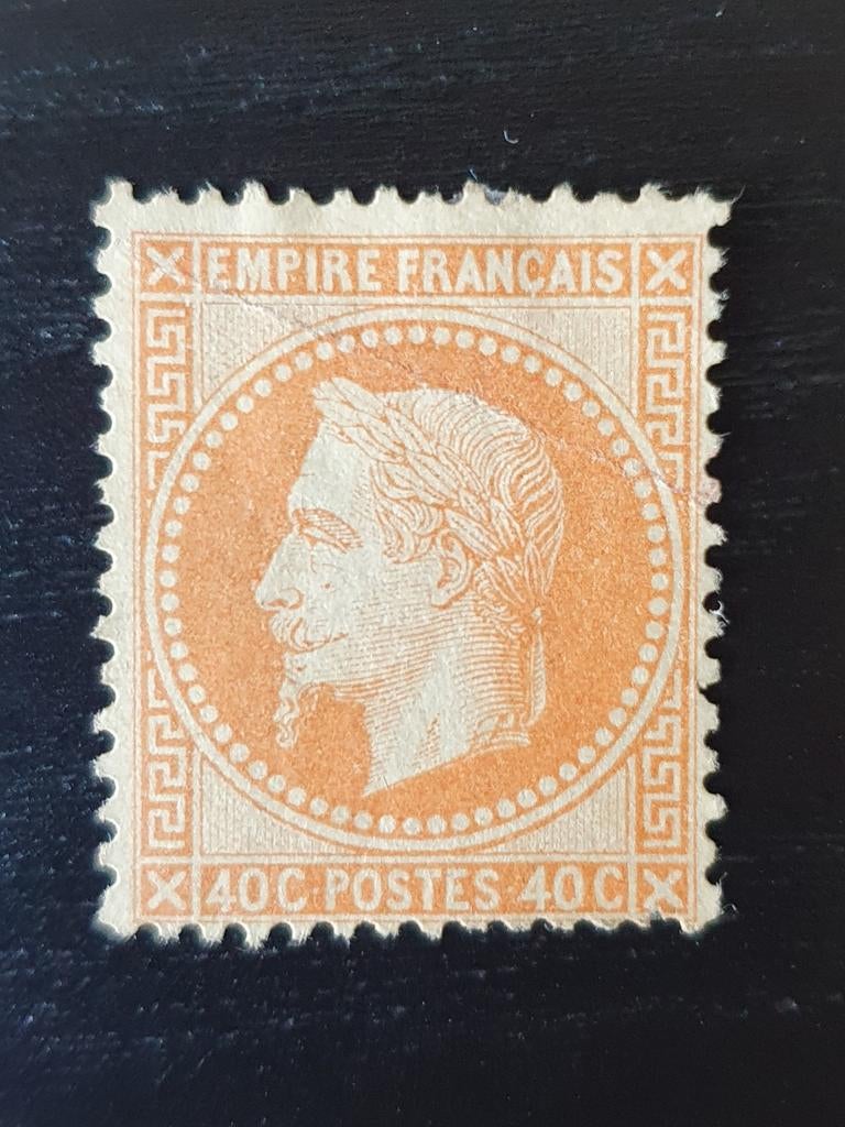 Frankrijk 1868 Napoleon III 40ct Michel 30a ongestempeld, Verzenden