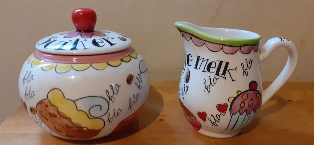 Blond Amsterdam Suikerpot/melkkan, Ophalen, Gebruikt, Blond Amsterdam, Overige typen