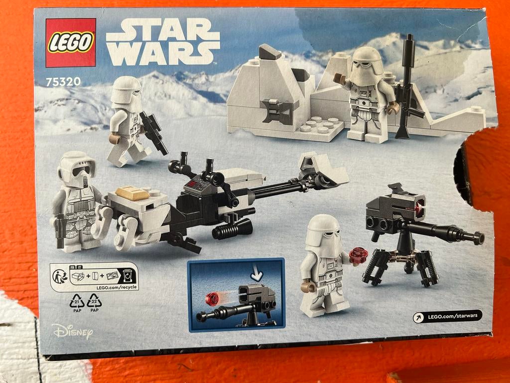 Lego Star Wars 75320 Snowtrooper Battle Pack - Nieuwstaat, Ophalen, Gebruikt, Complete set, Lego