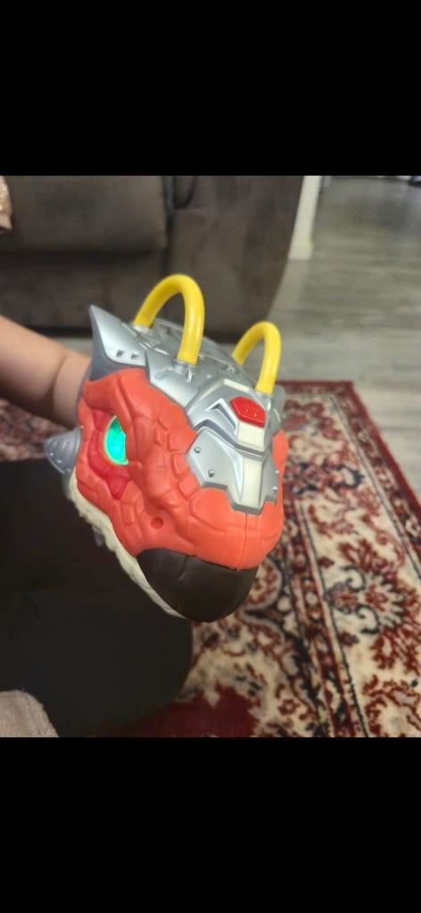 Dino bijtspel met licht en geluid, Ophalen of Verzenden, Gebruikt, Jongen of Meisje