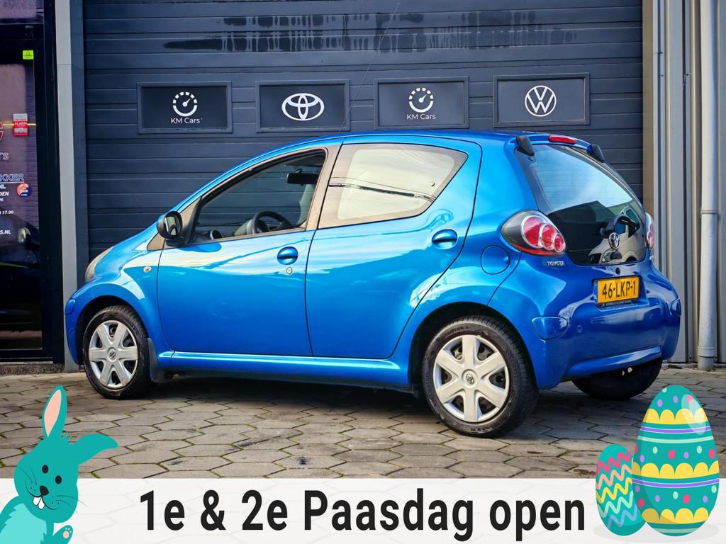 Toyota Aygo 1.0-12V Comfort - 1e Eigenaar - Airco - Lage km, Auto's, Stof, Gebruikt, Zwart, 68 pk