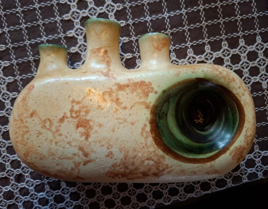 Space Age Vaas van Keramist Nikos Dazelidis Jaren Zestig, Ophalen of Verzenden