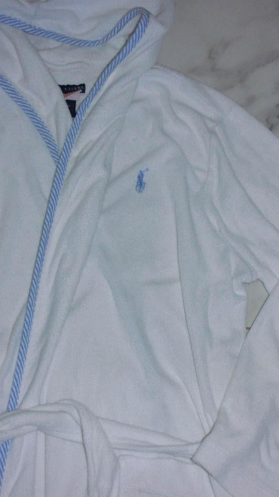 42-44 RALPH LAUREN badjas xl  kamerjas, Kleding | Dames, Badmode en Zwemkleding, Ophalen of Verzenden, Zo goed als nieuw, Wit