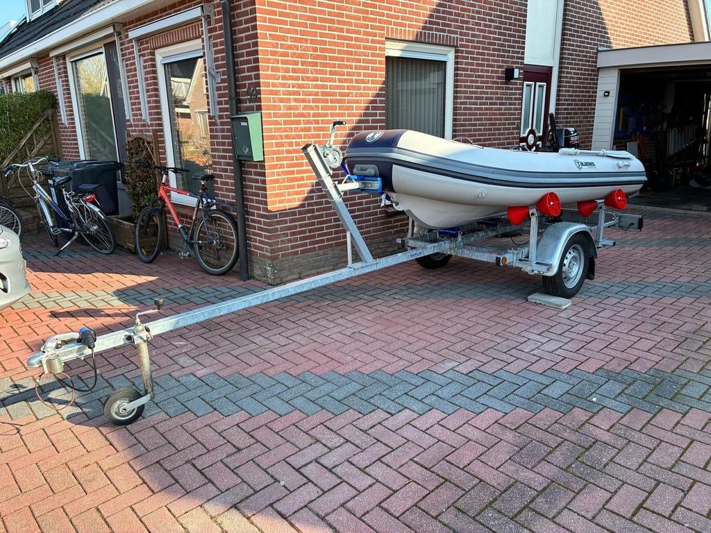Talamex Silverline 290 ALU rib met Suzuki 8PK en trailer, Watersport en Boten, Rubberboten, Ophalen