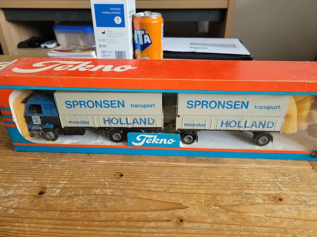 Scania combinatie sprongen transport, Hobby en Vrije tijd, Modelauto's | 1:50, T, Nieuw, T, Tekno