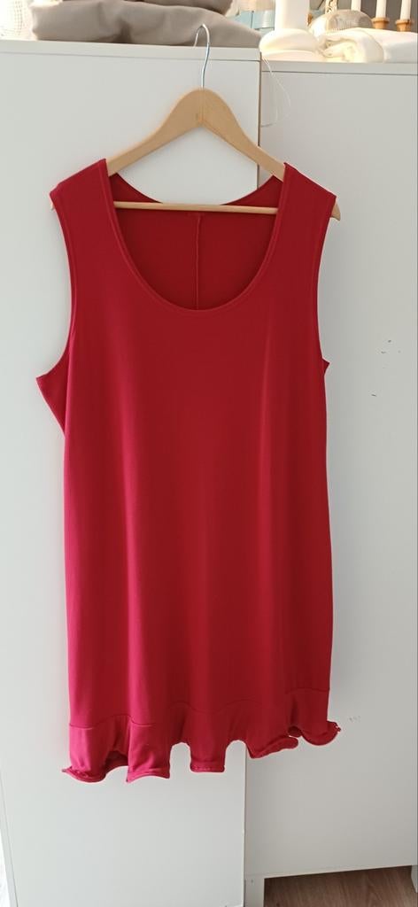 Boris industries jurk rood maat 5 ( XL), Maat 46/48 (XL) of groter, Ophalen of Verzenden, Zo goed als nieuw, Boris industries