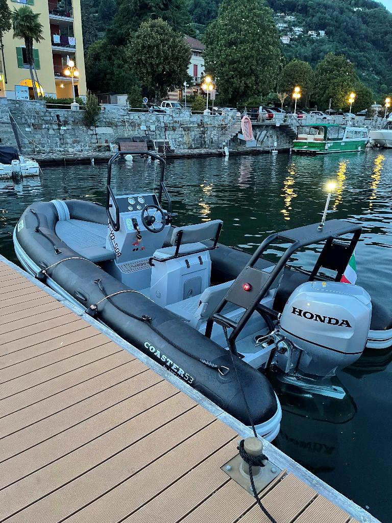 Highfield Coaster 53 met 80 pk Honda in nieuwstaat, Aluminium, 70 tot 120 pk, Zo goed als nieuw, Benzine