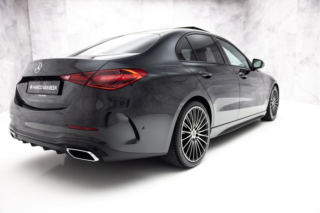 Mercedes-Benz C-Klasse 200 Launch Edition AMG Line | Pano |, Auto's, Automaat, 12 maanden, Achterwielaandrijving, 4 cilinders