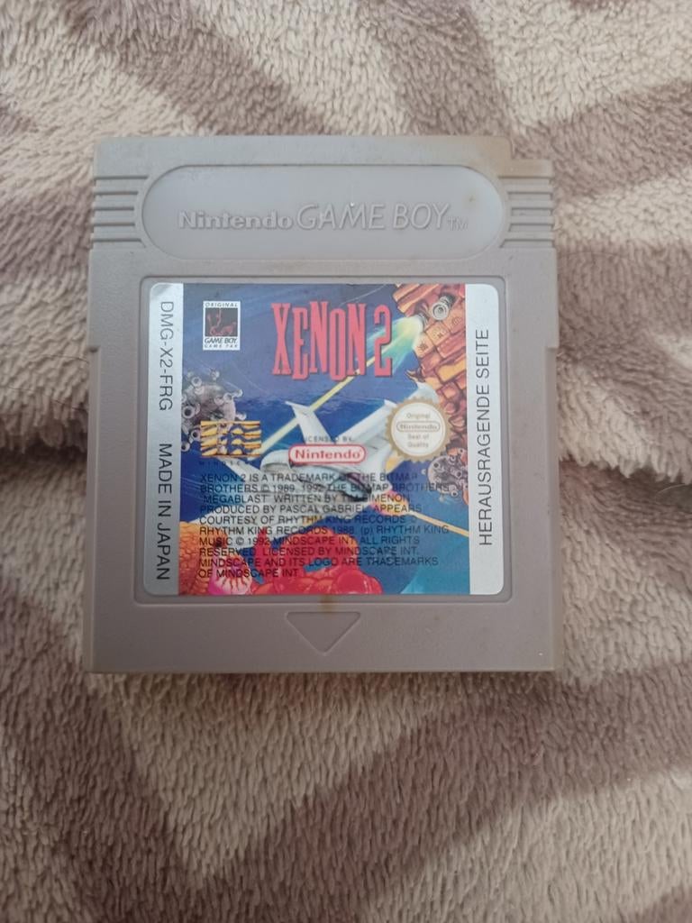 Xenon 2  Nintendo game boy spel Dmg-x2- frg, 1 speler, Ophalen of Verzenden, Avontuur en Actie, Vanaf 3 jaar