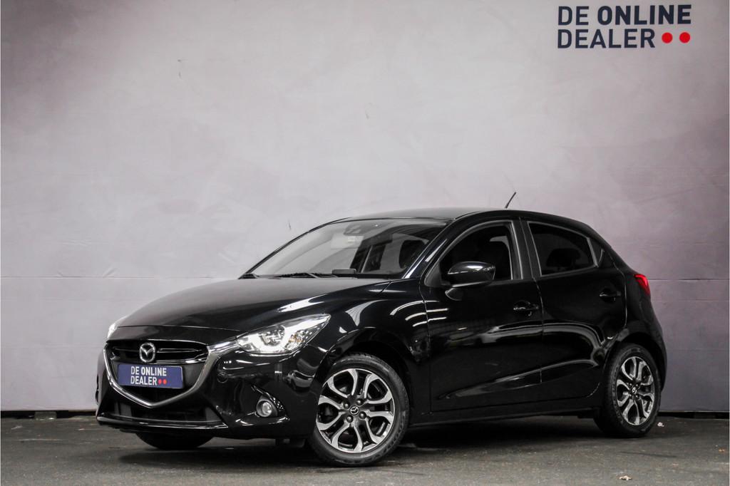 Mazda 2 1.5 AUT Skyactiv-G GT-M |Navi|LED|16inch (bj 2015), Euro 6, 4 cilinders, Zwart, Origineel Nederlands