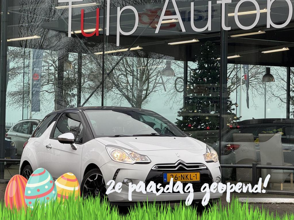 Citroen DS3 1.4 Chic Airco Clima Cruise 17"LMV NAP, Auto's, Voorwielaandrijving, Euro 5, Stof, Zwart