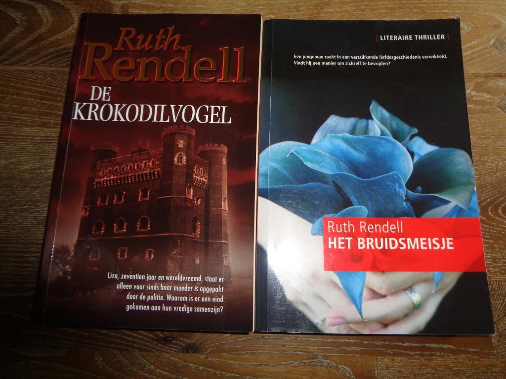 Ruth Rendell - 2 boeken - 1 euro per stuk, Ophalen of Verzenden, Gelezen