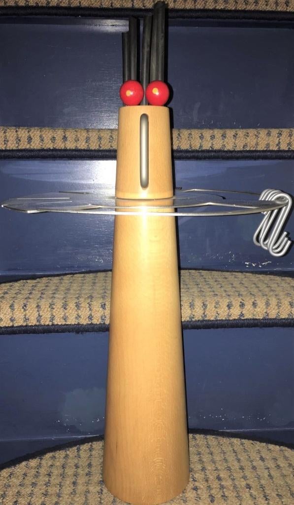 Keukenhulp Rek Mannetje hout en metaal buitenkeuken, Verzenden