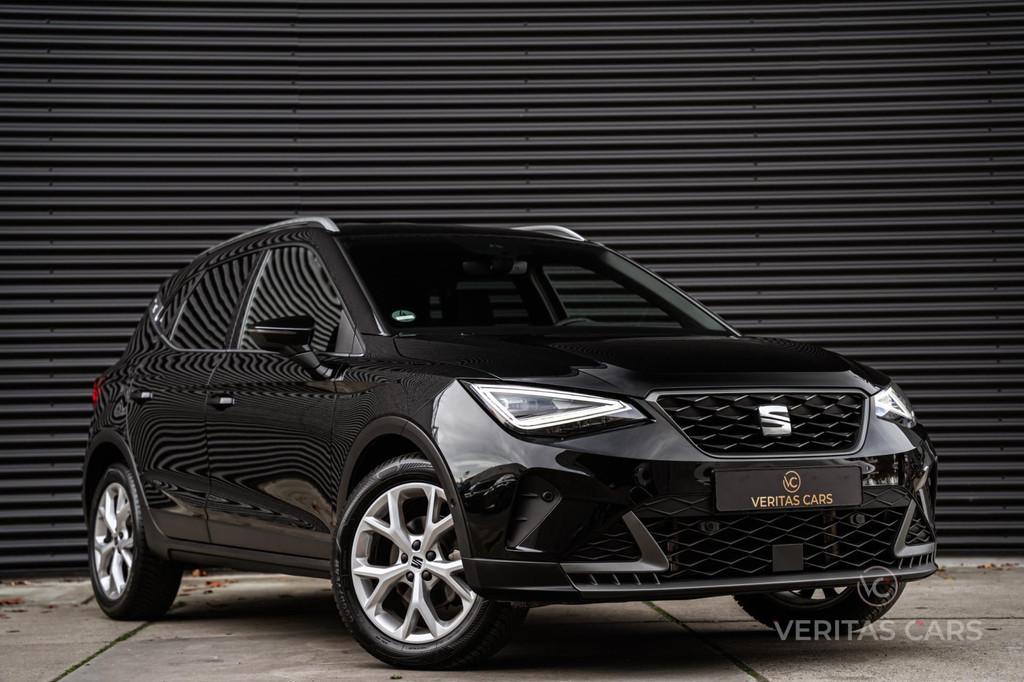 Seat ARONA 1.0 EcoTSI FR 116PK BTW|Camera|Drive Profile|Sfee, 1131 kg, Gebruikt, Zwart, Bedrijf