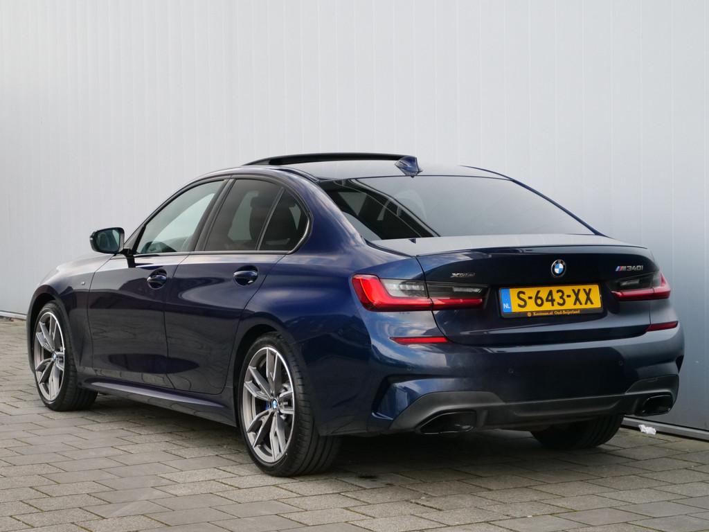 BMW 3-serie M340i xDrive High Executive 374 Pk Automaat Navi, Blauw, 1645 kg, Lichtsensor, 374 pk