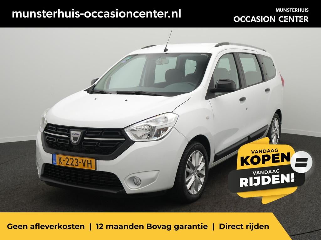 Dacia Lodgy TCe 130 Comfort - Occasion Lease vanaf €514 p/, Auto's, Dacia, 12 maanden, Stof, Gebruikt, 4 cilinders