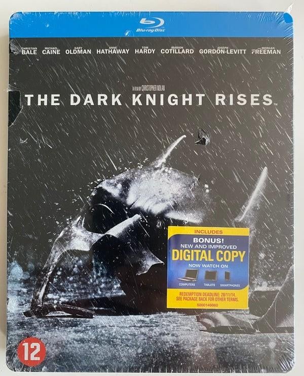 THE DARK KNIGHT RISES (IN SEAL) (STEELBOOK) (BLURAY), Carduelis & Media, Actie, Ophalen of Verzenden, Syran@live.nl