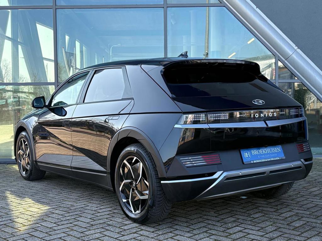 Hyundai IONIQ 5 Lounge 73 kWh 218pk Panoramadak / Leder / Ca, Automaat, Achterwielaandrijving, Zwart, Zwart