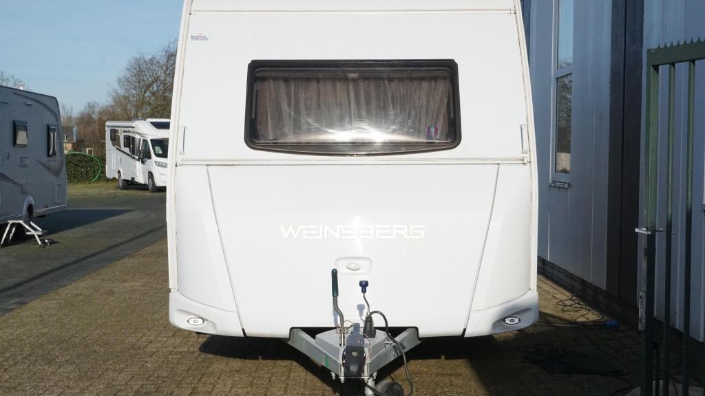 Weinsberg CaraOne 420 QD MOVER + LUIFEL, Caravans en Kamperen, Caravans, Overige merken, Schokbreker, Bedrijf, Dwarsbed