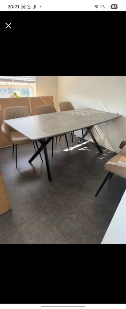 Eettafel, Ophalen, Rechthoekig, 50 tot 100 cm