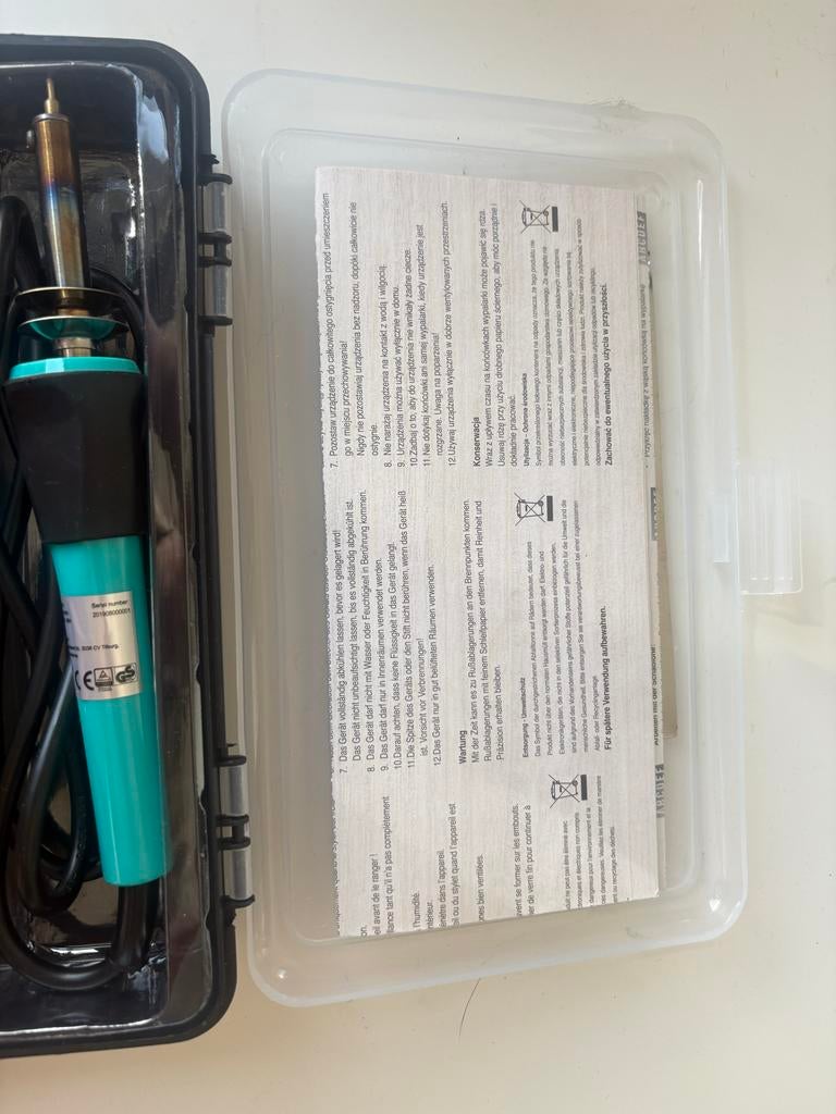 Houtbrand set, Gebruikt, Overige thema's, Gereedschap of Toebehoren, Meerkleurig