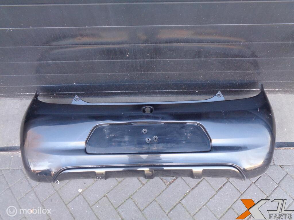 PEUGEOT 208 ACHTERBUMPER ZWART 1612229480, Auto-onderdelen, Gebruikt, Ophalen of Verzenden, Achter, Bumper