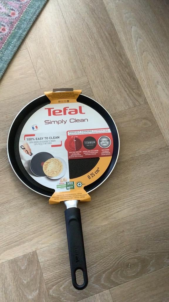NIEUWE Tefal pannenkoekenpan, geen inductie, Ophalen, Nieuw, Koekenpan of Braadpan