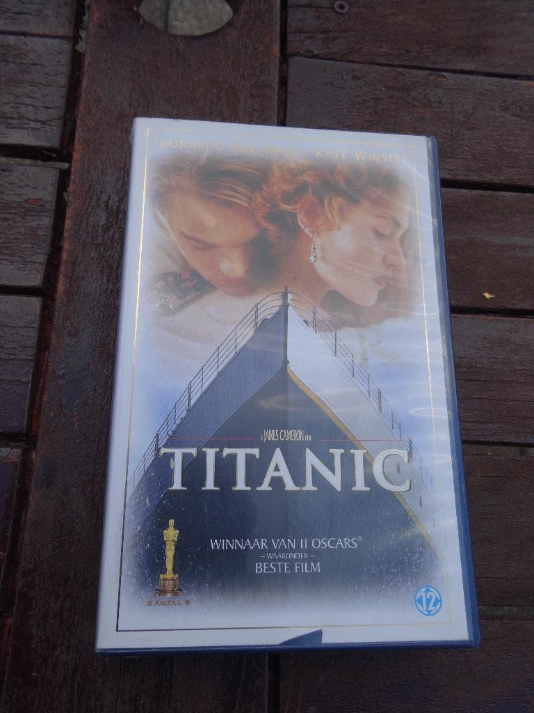 videoband Titanic Leonardo di Caprio Kate Winslet zie foto, Alle leeftijden, Ophalen of Verzenden, Zo goed als nieuw, Actie en Avontuur