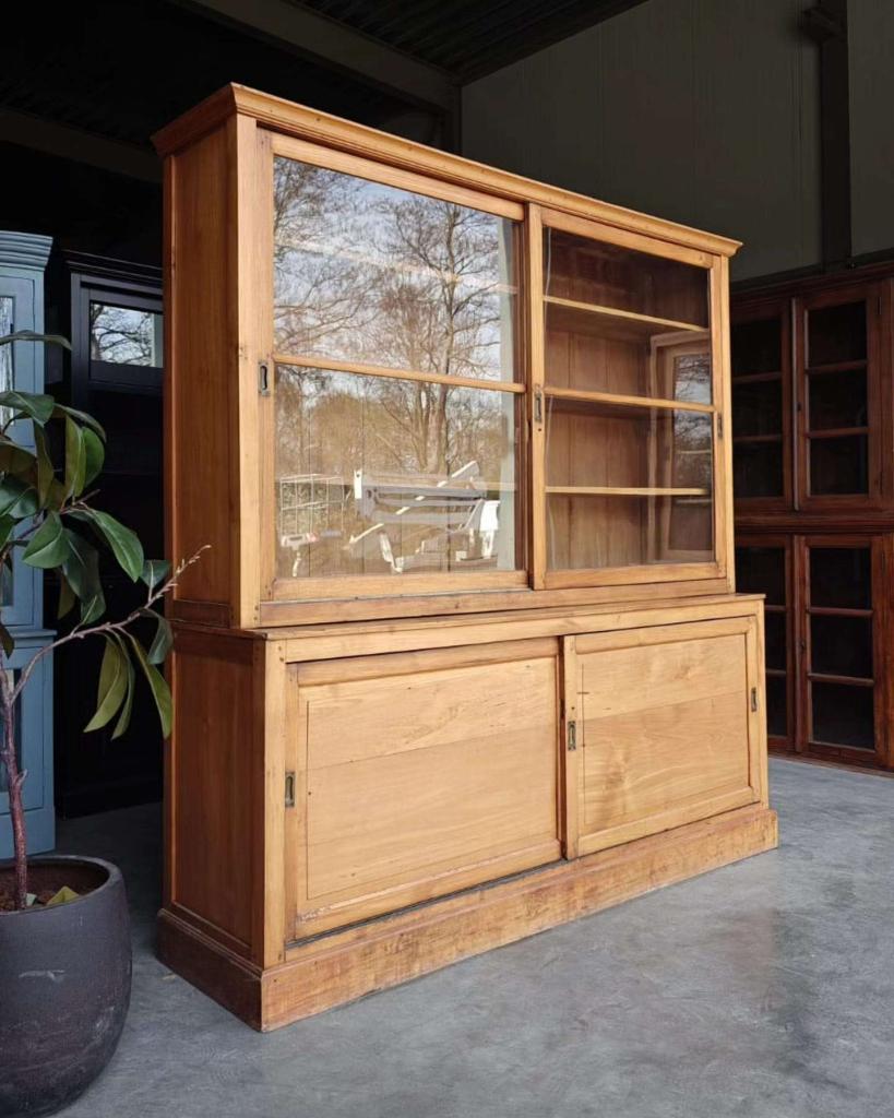 Teak Buffetkast | Ruime Vitrinekast | Winkelkast #5950, Ophalen of Verzenden