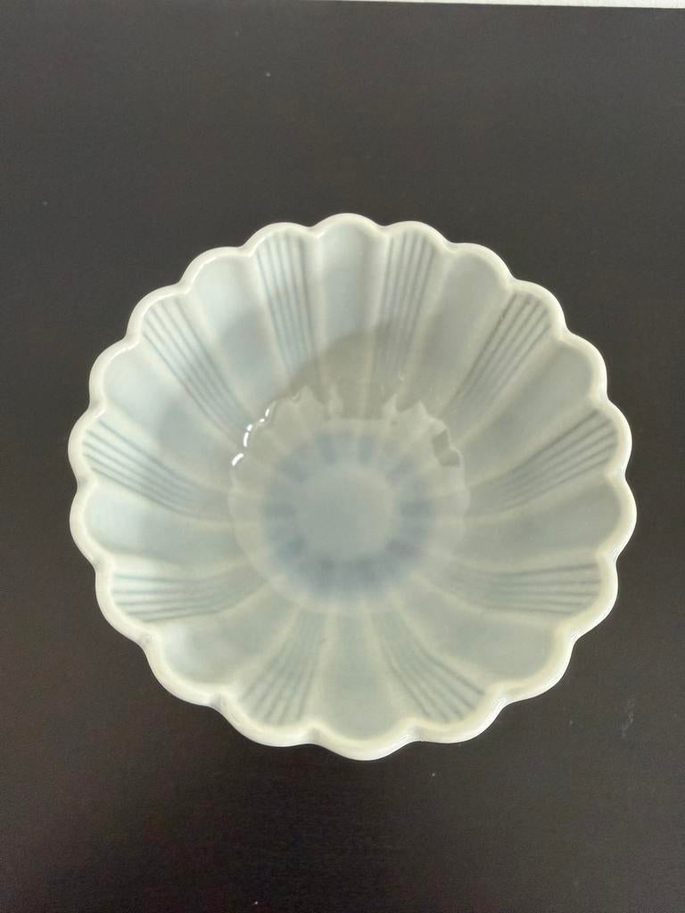 Blauwgrijze kom Albert Heijn, Ophalen of Verzenden, Zo goed als nieuw, Kom(men), Overige stijlen