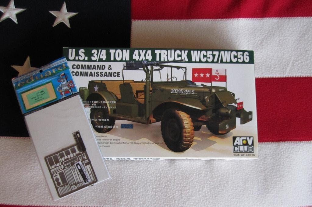 AFV Club	AF 35s16	U.S. 3/4 ton 4x4 Truck WC57/WC56	 1/35 PE, Verzenden, 1:32 tot 1:50, Nieuw, Italeri