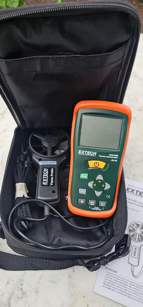 Extech digitale windmeter. Nieuw., Doe-het-zelf en Verbouw, Ophalen of Verzenden, Nieuw, Temperatuur