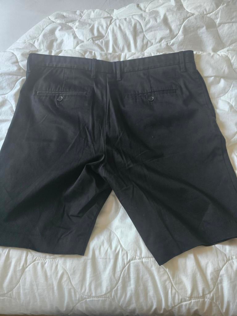 Korte pantalon broek, Ophalen of Verzenden, Zo goed als nieuw, Maat 52/54 (L), Blauw