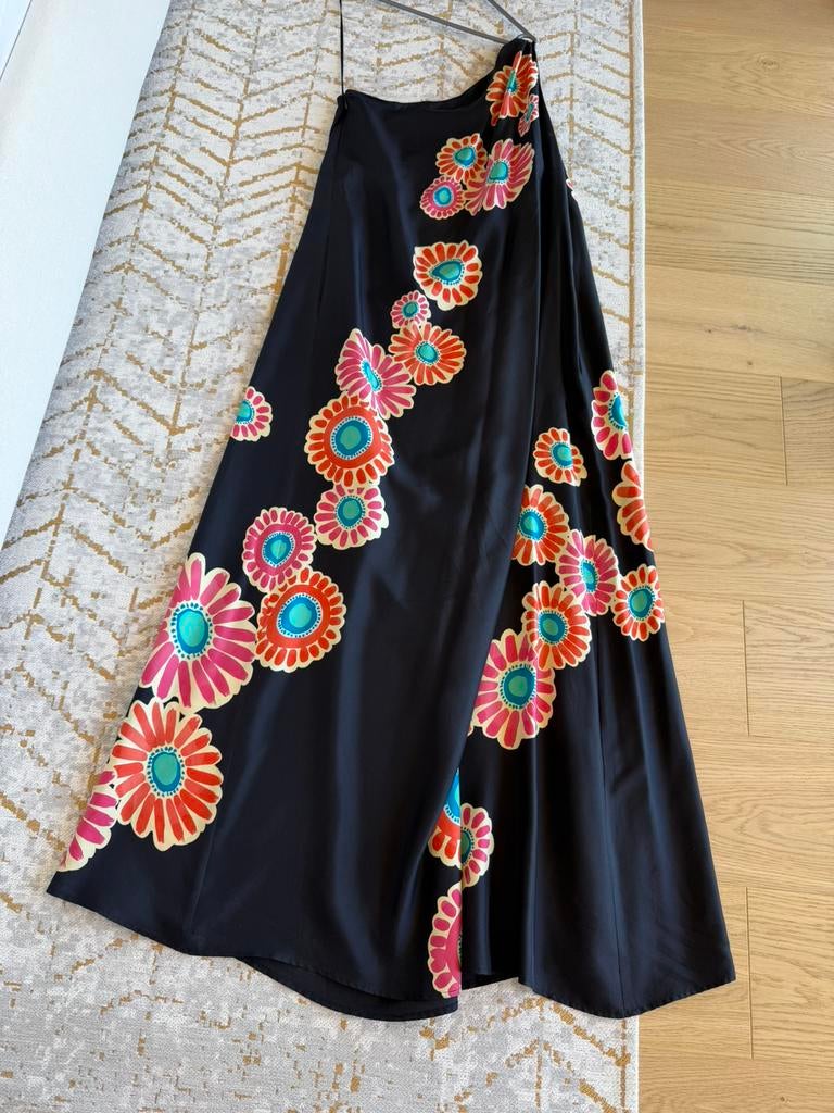 La DoubleJ jurk maat 38, zijde, Maat 38/40 (M), Verzenden, Zwart, Zo goed als nieuw