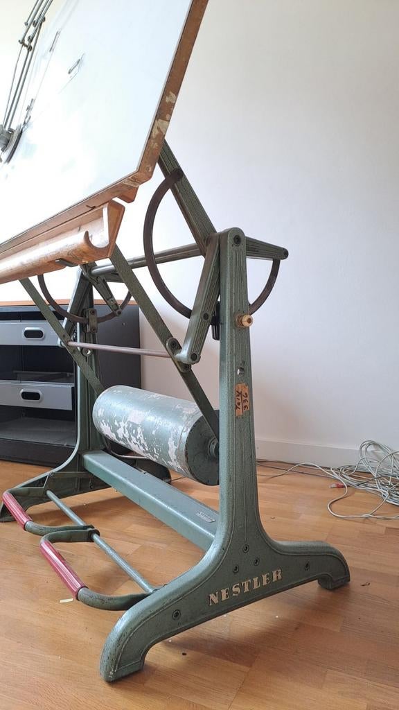 Retro tekentafel Nestler, Ophalen, Gebruikt, 150 tot 170 cm