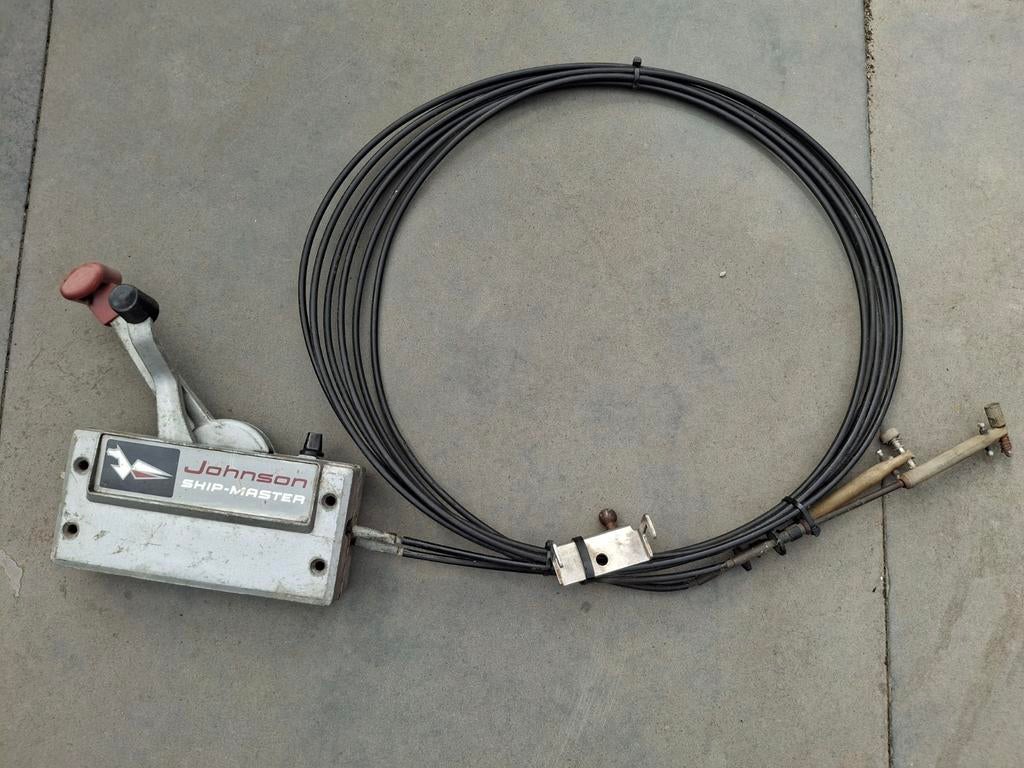 Johnson Ship-Master gashendel met kabels voor boot, Ophalen of Verzenden, Gebruikt, Motor en Techniek, Motorboot