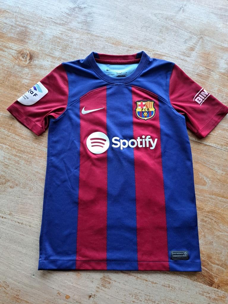FC Barcelona Thuisshirt Kids Esmee Brugts 24 Maat 146, Kinderen en Baby's, Kinderkleding | Maat 146, Zo goed als nieuw, Meisje