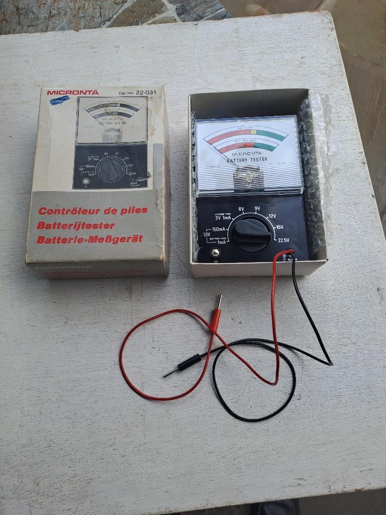 te koop een batterij tester  zgan, Ophalen of Verzenden, Zo goed als nieuw