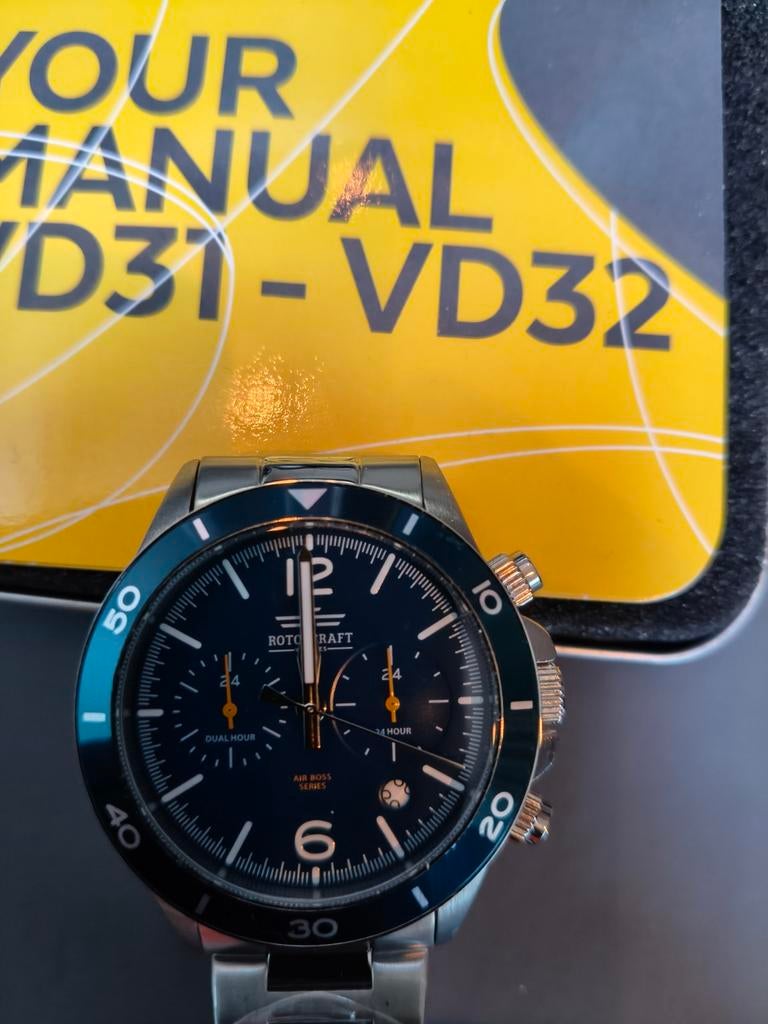 Rotorcraft horloge, Ophalen of Verzenden