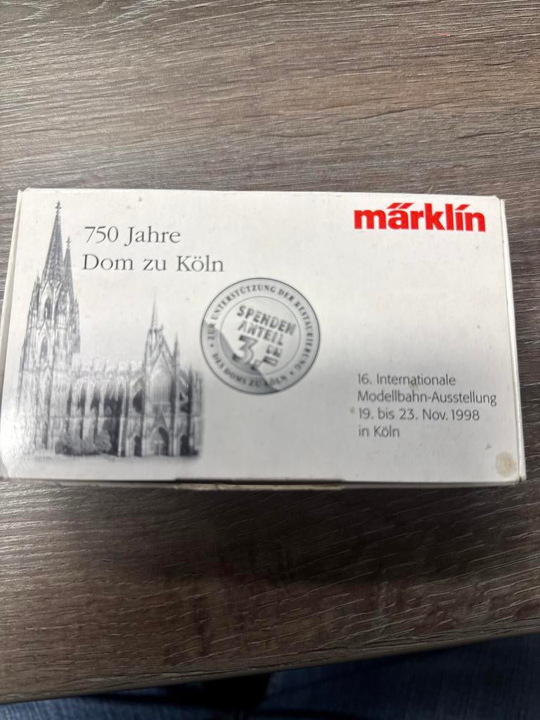 Märklin H0 Wagon 750 Jaar Dom Keulen Modelspoor, Wisselstroom, Ophalen of Verzenden, Märklin, Nieuw