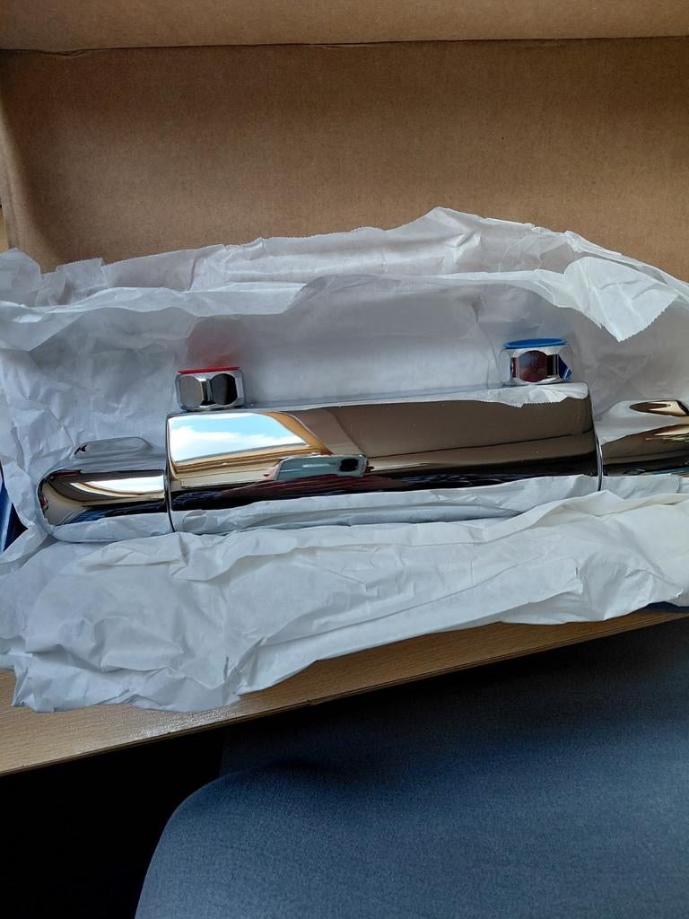 Grohe douchethermostaat cooltouche 15 cm, Ophalen of Verzenden, Nieuw, Chroom, Kraan