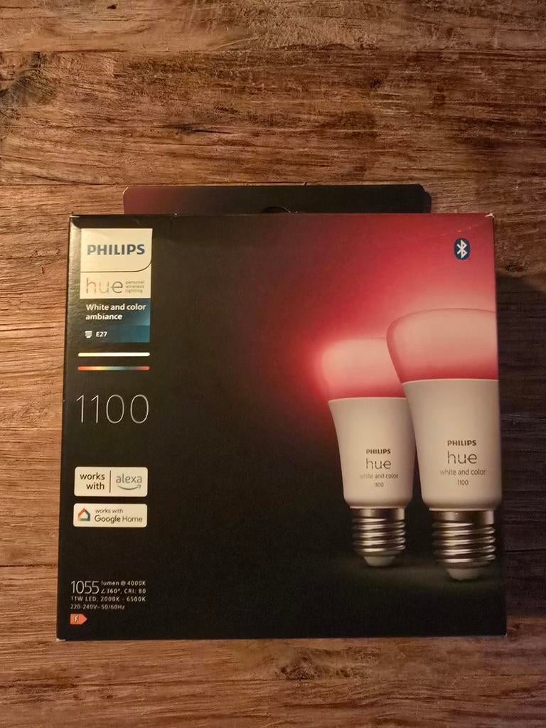 Philips Hue white and color ambiance e27 1100lm (nieuw), Led-lamp, Minder dan 30 watt, Nieuw, E27 (groot)